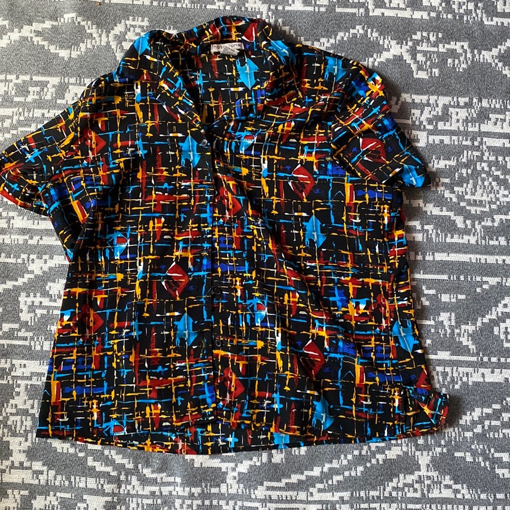 Multicolor button up